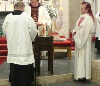 Segnung des Taufwassers (Foto: PG)